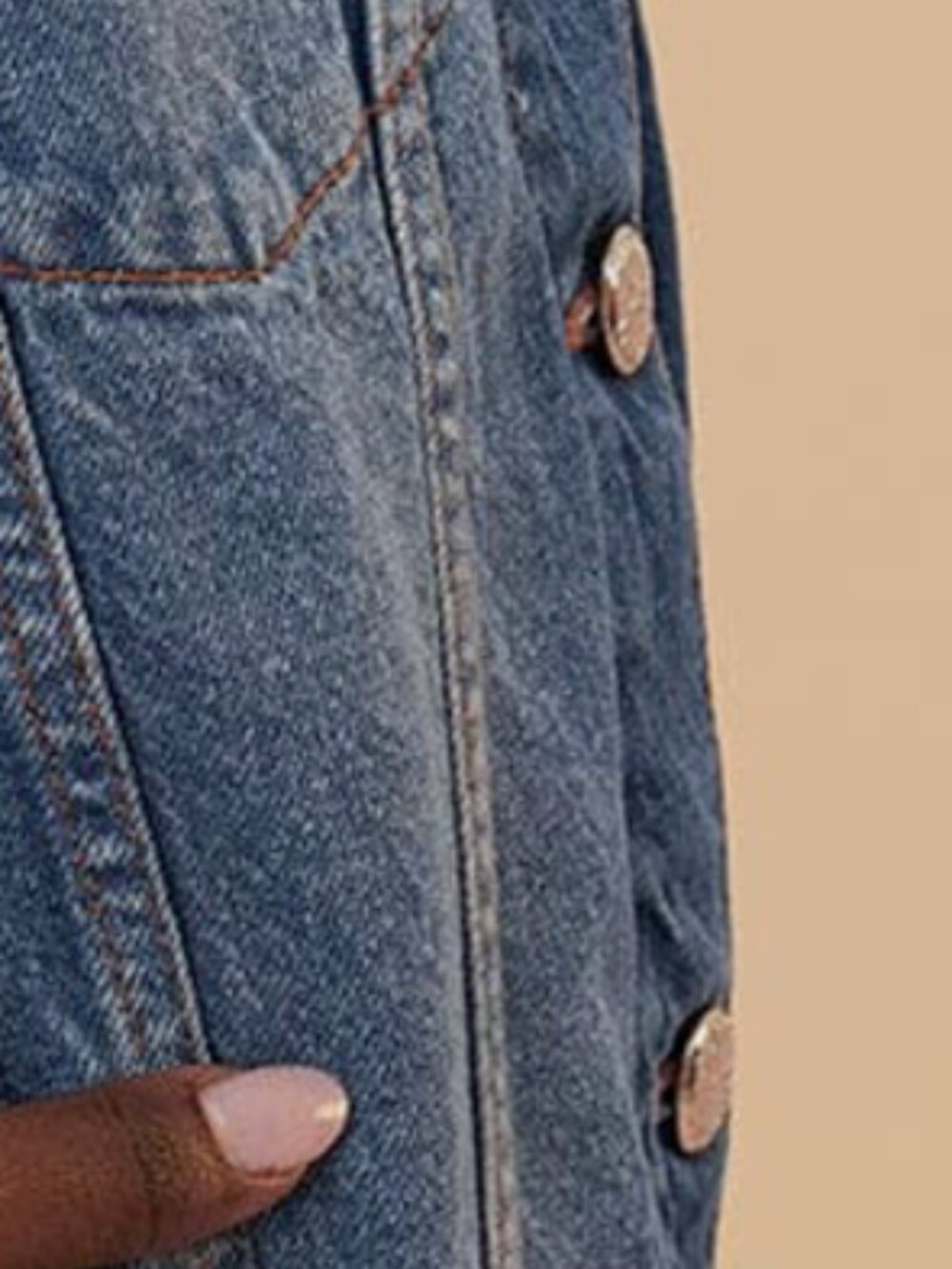 NWT Farm Rio Denim Buttoned Jacket - Picture 10 of 15